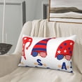 thumbnail image 5 of Uemuo 4th of July Gnomes Print Throw Pillow Case – Cozy & Soft Cushion Cover, Hypoallergenic Pillow Case for Sleeping, Perfect for Women with Envelope Closure-20"x30", 5 of 6