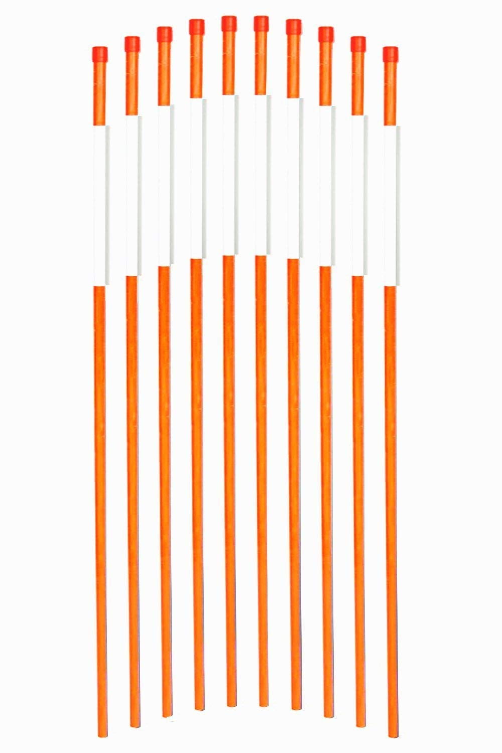 Rods 48 inches 5/16 inch Pack of 100 Driveway Markers Snow Poles Stakes 