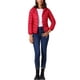 thumbnail image 2 of CHAQUETA DE PLUMAS CON CAPUCHA PARA MUJERES INSPIRADA CHIC, CORTA, EMPACABLE, ULTRA LIGERA, INVIERNO, TALLA 3XL, ROJA, 2 of 5
