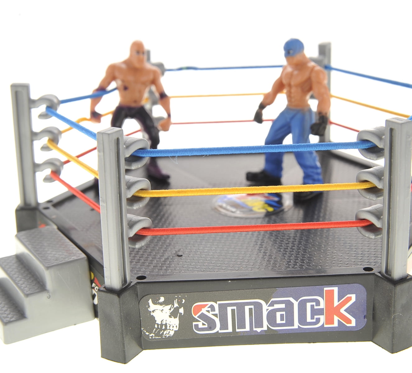 GiddyUp! Buck's Smack, Wrestling Stage Ring With 12 Figures