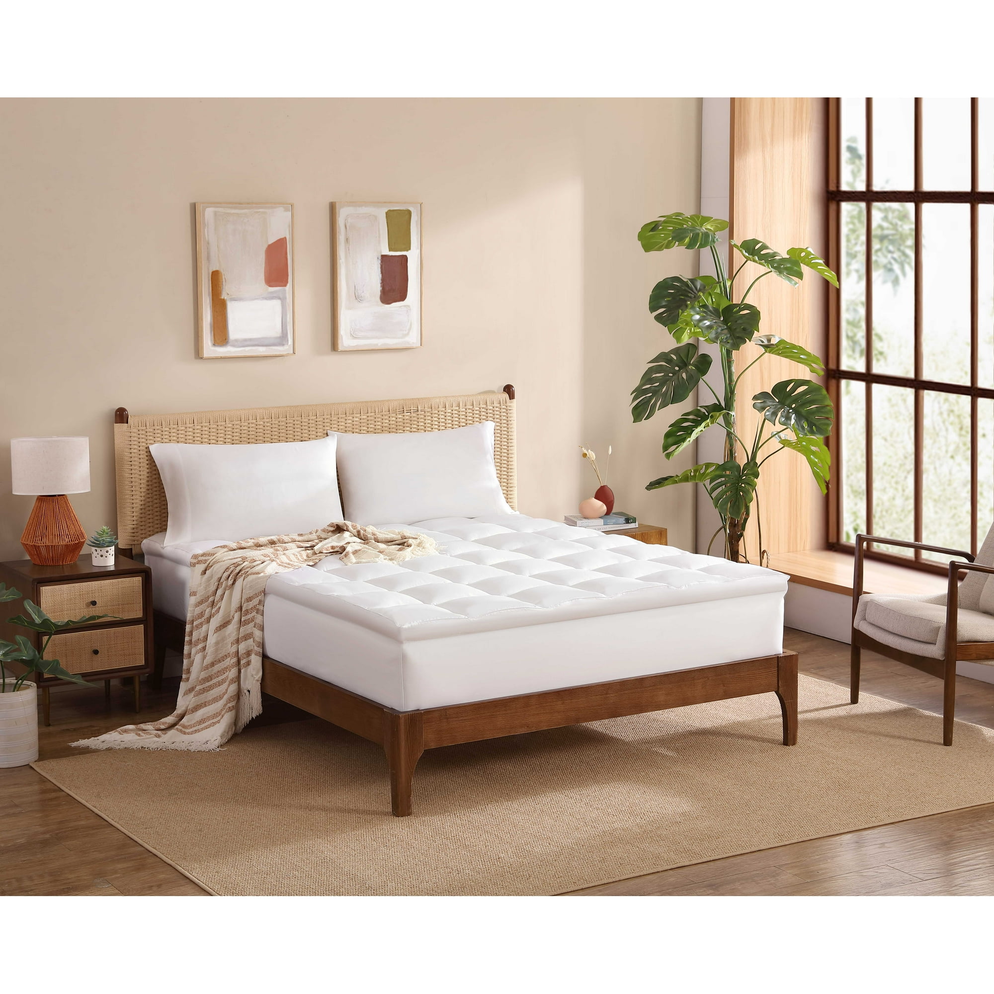 Allswell Ultra Plush Pillow Top Mattress Topper, California King