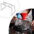thumbnail image 3 of Unatoiry Stainless Steel Coffee Dripper Stand Household Restaurant for Office Two Hole Black Bronze Two Hole, 3 of 6
