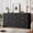 Black, variant on SOLLED 9-Drawer Dresser 67 Inch Wide Modern Chest with Metal Handle Storage Organizer TV Stand for Bedroom Living Room Hallway,Green