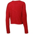 thumbnail image 3 of Women's New Era Red Tampa Bay Buccaneers Crop Long Sleeve T-Shirt, 3 of 3
