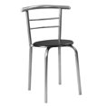thumbnail image 7 of Topbuy 3 PCS Kitchen Dining Set Compact Bistro Pub 2 Chairs & Table Silver&Black, 7 of 7
