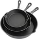 thumbnail image 3 of Ausein Juego de 5 Sartenes de Hierro Fundido, Cast Iron Skillet con Espátula y Guantes, Cacerolas de Hierro Fundido Antiadherentes, Ideal para el hogar, la cocina y el camping, 3 of 3