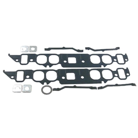 OEM Grade Intake Manifold Gasket Set Compatible with MerCruiser OMC GM 454 CID 7.4L V8 Marine Stern Drive 325 330 340 350HP 454 Magnum Replaces 27-65184 27-8M0050224 352670 18-0465