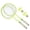 Fluorescent Yellow, variant on Yajisi Fluorescent Green Children Badminton Racket Set with 2 Balls Outdoor Sports Game Kids Boys Girls Toy Beginner Easy Setup Equipment, 4 Piece Assortment