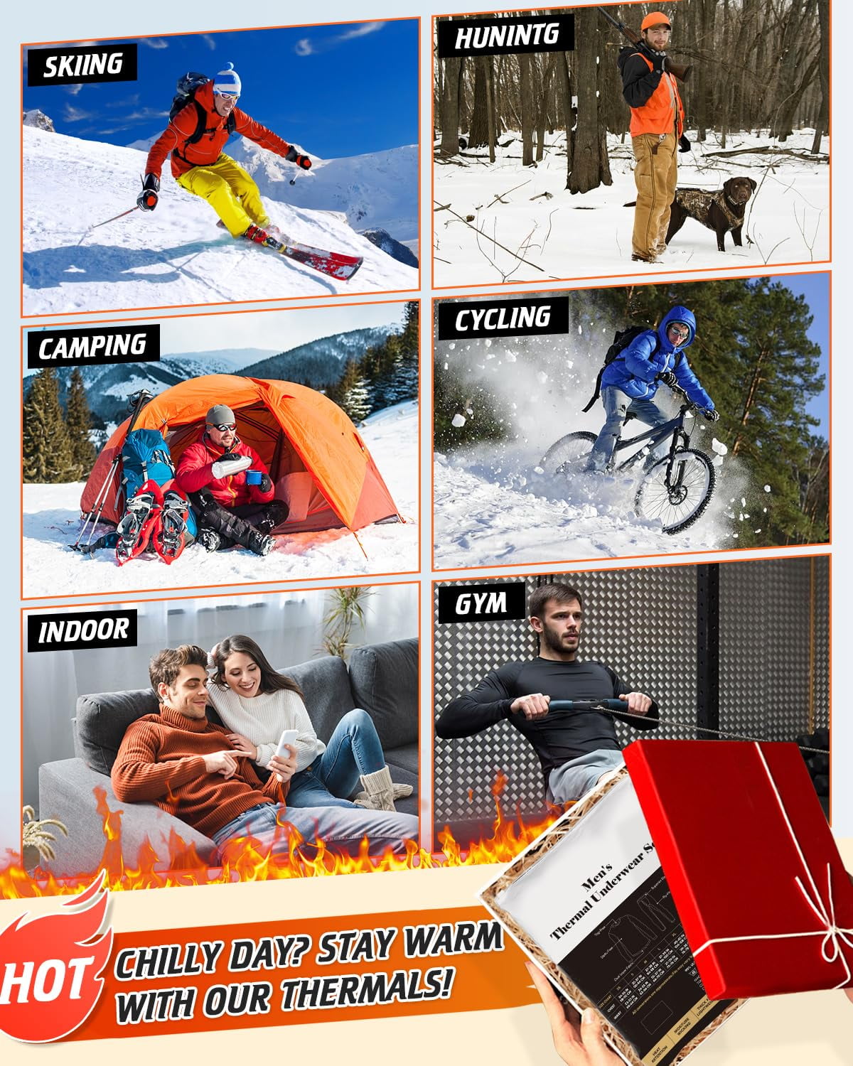 Hot chili ski underwear outlet