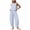 Light Blue, variant on TEAJOPSUU Womens 2 Piece Checkered Printed Sets Summer Plaid Sleeveless Tops Wide Leg Pants Matching Loungewear Set Beach Vacation Outfits Hot Pink