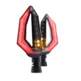 thumbnail image 4 of Direccionales Para Moto Rasen Led Secuencial Tipo Aleta Universal  rojo, 4 of 6