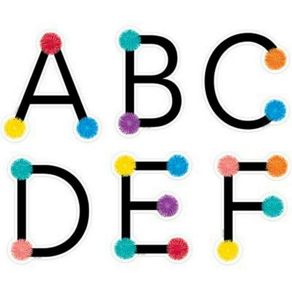 Creative Teaching Press CTP8750 5 in. Pom Designer Letters