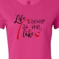 thumbnail image 4 of Inktastic Life is Better at the Lake Fishing Pole with Bobber Women's T-Shirt, 4 of 5