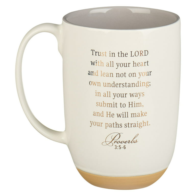 Bible Verse Ceramic Coffee Mug –