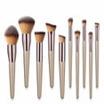 thumbnail image 1 of Ensemble de 10 Pinceaux de Maquillage Pinceaux Cosmétiques Pinceaux de Maquillage Cosmétiques Professionnels Outils Pinceaux de Maquillage Cosmétiques Ensemble de Pinceaux de Maquillage Champagne Doré, 1 of 6