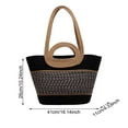 thumbnail image 3 of STYLAGO Straw Beach Bags for Women Summer Woven Tote Bag Shoulder Handbags Large Beach Bag for Holiday, 3 of 7