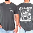 thumbnail image 5 of Men’s Christian Deer Hunting Double-Sided T-Shirt – Bible Verse Jesus Tee, Baptism Gift for Hunters, Faith Outdoor Graphic Shirt, 5 of 7