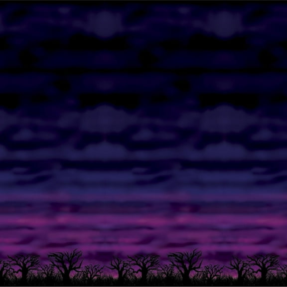6 Pack Beistle Halloween Spooky Sky Backdrop