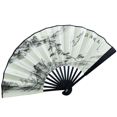 thumbnail image 3 of Ancient Folding Fan Chinese Scenic Spots Retro Classic Blank Fan Craft Silk Cloth Fan For Decoration Performance Gift Idea, 3 of 4