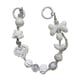 thumbnail image 1 of Llavero de cuentas para mujer, colgante decorativo, adorno colgante, cuentas con dijes Blanco, 1 of 9