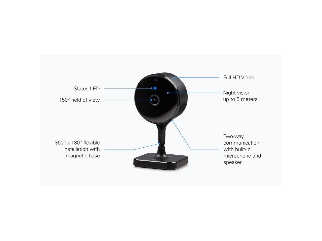 Eve Cam 1080p Wi-Fi Camera with Night Vision