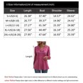 thumbnail image 5 of Cogild Women Tunic Slim Top A-line Babydoll Circle Curved Hem Stripe Pleated Elastic Long Sleeve Casual Lady Shirt, Size S to 2XL, 5 of 5