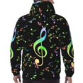thumbnail image 7 of Salouo Music Notes Pattern Men's Fall Hoodie Sweatshirt,Sport Hoodie with Pockets for Men Pullover Casual Hooded Sweatshirt-4X-Large, 7 of 7