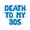 Blue, variant on Letter Balloons - DEATH TO MY 30S 16" Inch Alphabet Letters Foil Mylar Balloon Birthday Party Banner (Black)