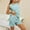 Blue, variant on LIZUOJUN Pajamas for Women Set Short Sleeve Shorts Sleepwear 2 Piece Lounge Set Soft Comfy Breathable Pjs Loungewear Sleepwear Set - L