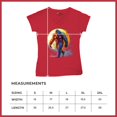 thumbnail image 7 of Full Moon Bigfoot Women's V-Neck T-shirt Hiking Sasquatch Hide and Seek Champion, 7 of 7
