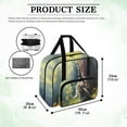 thumbnail image 6 of ZIATUBLE Cute Cat Portable Cover Tote Bag Flower Butterfly Sewing Machine Carrying Cases Large Capacity Sewing Machine Bag Washable Sewing Machine Organizer for Home Decoration, 6 of 7