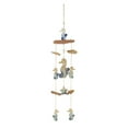 thumbnail image 6 of DecMode 41" Blue Ceramic Ombre Starfish Windchime with Driftwood and Hanging Starfish Accents, 6 of 9