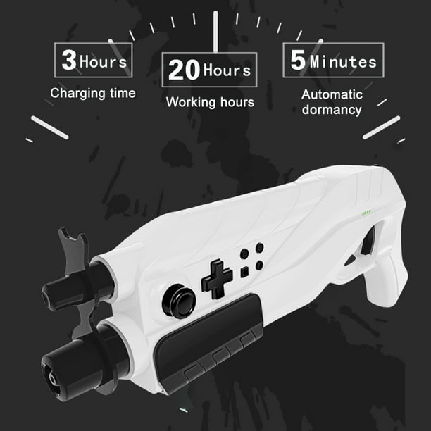 Controlador Grip Type C Pistola de juego de disparos de carga para Nintendo Switch para JoyCon