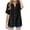 Black, variant on Diufon Linen Shirts for Girls Summer Short Sleeve Button Down V Neck Dressy Casual Blouses Boho Clothes for Kids