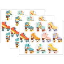 Teacher Created Resources Roller Disco Skates Accents, 30 Per Pack, 3 Packs