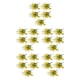thumbnail image 1 of Flores Artificiales Elegantes 5 Piezas Toystoory Plástico Amarillo, 1 of 6