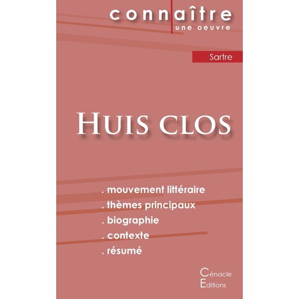 Fiche De Lecture Huis Clos De Jean Paul Sartre Analyse Litteraire De Reference Et Resume Complet Paperback Walmart Com