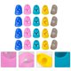 thumbnail image 1 of SKISUNO 50Ud Protectores De Punta De Dedos Flexibles Para Guitarra Y En Silicona Colorida, 1 of 6
