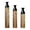 Black+Gold + Metal, variant on FENGFAN 3 Pack Black Gold Glazed Metal Floor Vases 24.8-33.8in Triangle Embossed Glam Cylinder Decor, 1 Pack