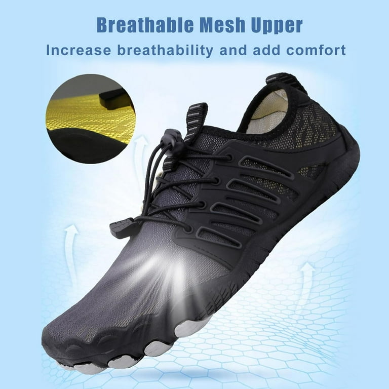 Men\'s Black Outdoor Boots Barefoot, Wide Toebox Evian Hike Footwear NWT Amazon.com | Barefoot Winter Boots for Women & Men  main image 2