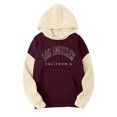 thumbnail image 1 of Gibobby Sudadera polar hombre Sudadera con capucha de forro polar casual de gran tamaño(Rojo,M), 1 of 4