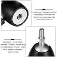 thumbnail image 3 of OUNONA Adjustable Camera Tripod Head Adapter 360 Swivel 90 Tilt For Lighting Stands Selfie Sticks, 3 of 8