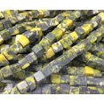 thumbnail image 3 of 4x4mm Yellow Turquoise Cube Beads Genuine Gemstone Natural Jewelry Making, 3 of 5