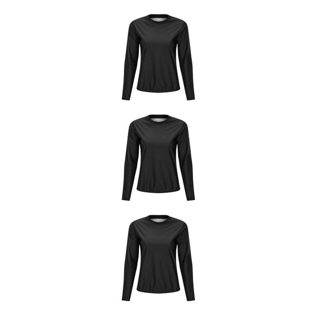 Maytalsory Ensemble de Sauna Tendance pour Femmes, Hauts Taille Haute Noirs TG 3ensemble