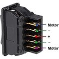 thumbnail image 2 of Interruptor de ventana de coche de 3 piezas y 5 pines, 12 V 20 A/24 V 10 A, control de regulador de ventana eléctrica, interruptor de palanca momentáneo para RV, 2 of 4