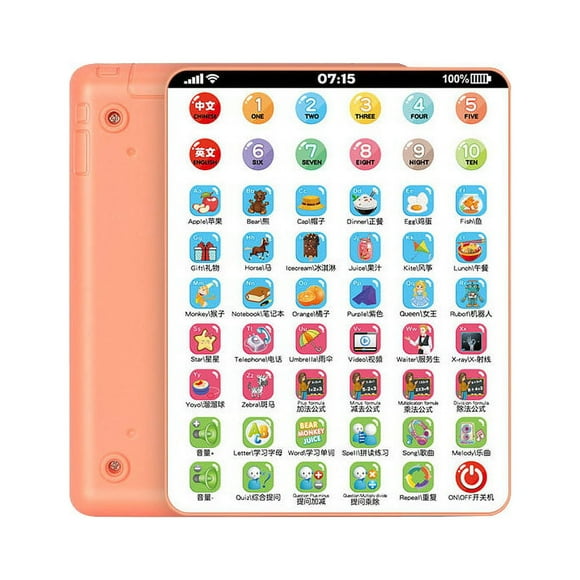 TopLLC Jouets Éducatifs pour Tout-Petits Jouets Interactifs pour Enfants Tablette pour Enfants Machine de Lecture Cadeau pour Enfants pour l'Éducation Apprentissage Jouets pour Bébé Chinois pour 3+ Ans