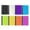 Assorted Colors (80 Sheets/Book), variant on BAZIC Poly Cover Composition Book 80 Sheet 5" x 7", Assorted Color, 8-Pack