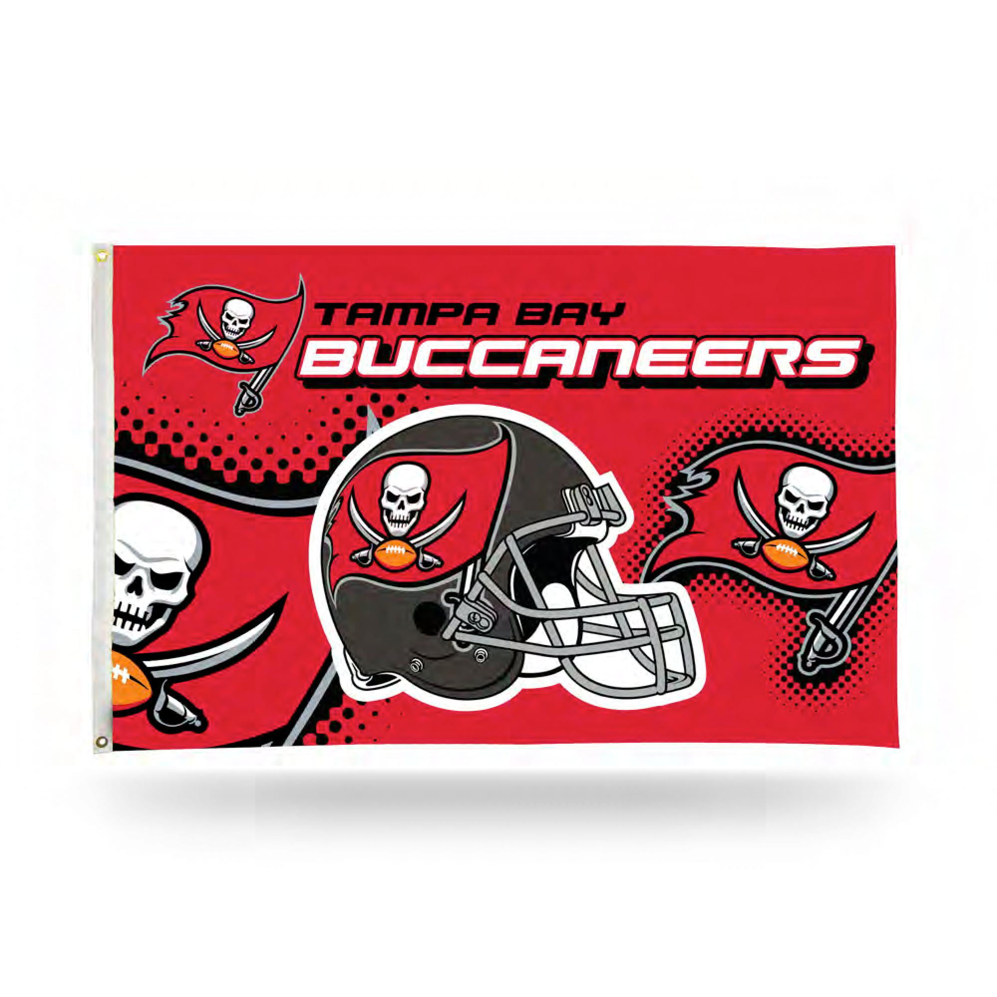 Tampa Bay Buccaneers Banner Window Wall Hanging Flag with Suction Cup 