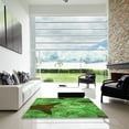 thumbnail image 6 of Ahgly Company Indoor Rectangle Patterned Neon Green Area Rugs, 6' x 9', 6 of 6