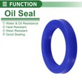 thumbnail image 3 of Anillo de Sello de Aceite Universal Labio UN Sello de Eje Rotativo 56x76x12mm Alta Presión TPU Azul 5 Pcs, 3 of 7